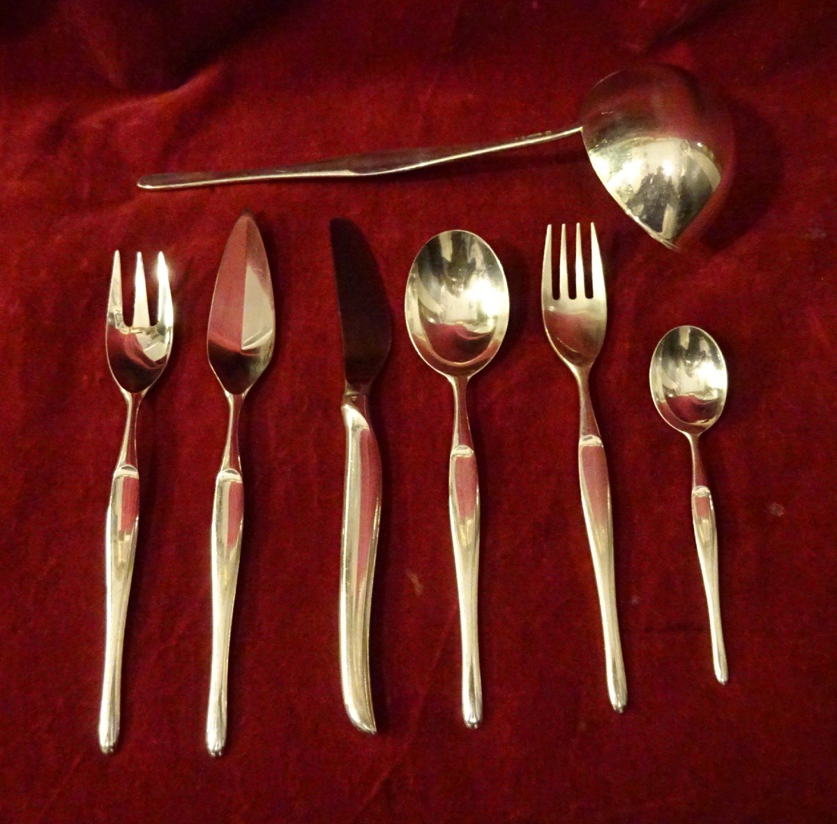 Housewife In Silver Metal “duo” Model From Maison Christofle-photo-2