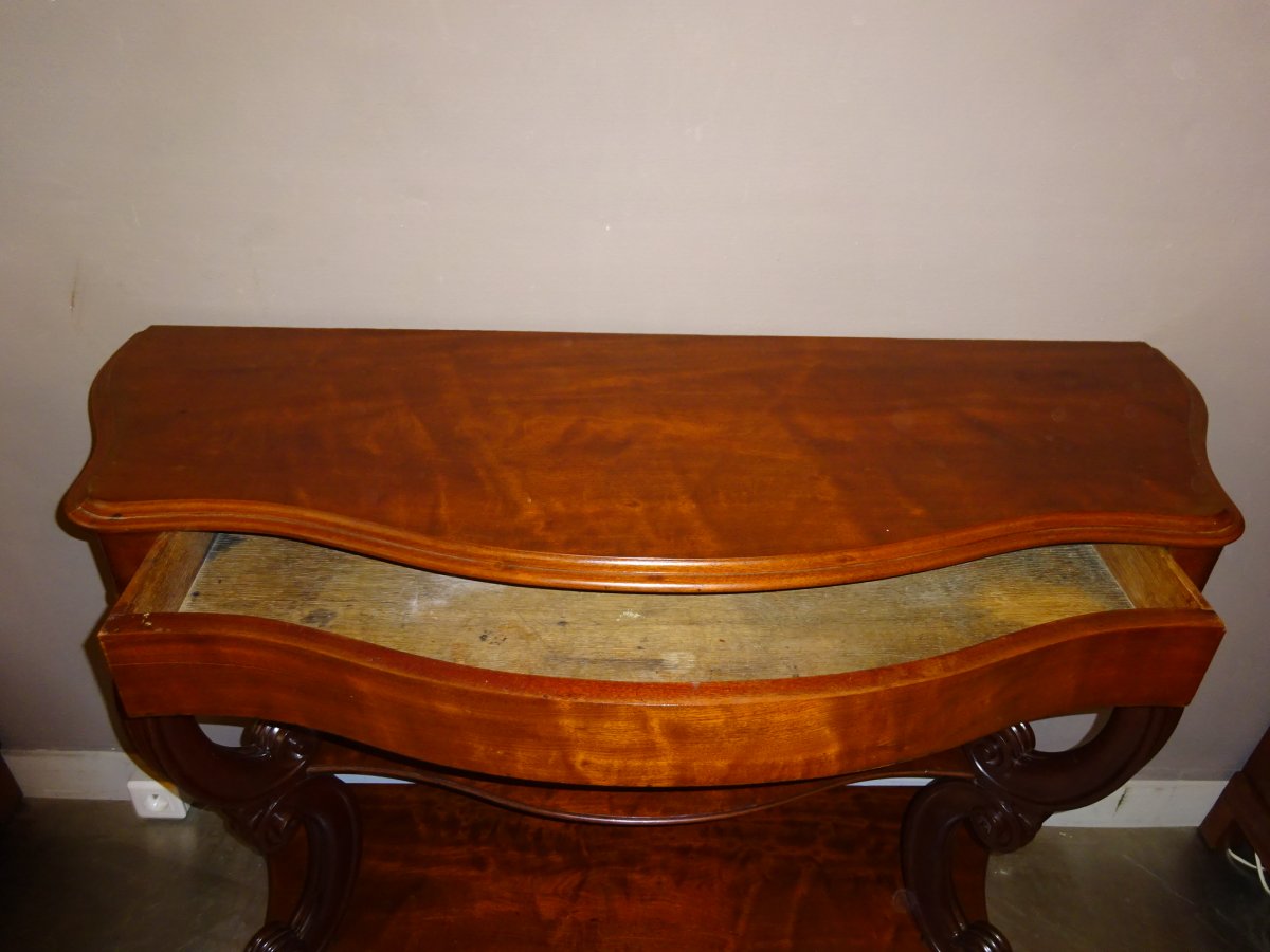 Second Empire Mahogany Stock Console-photo-2