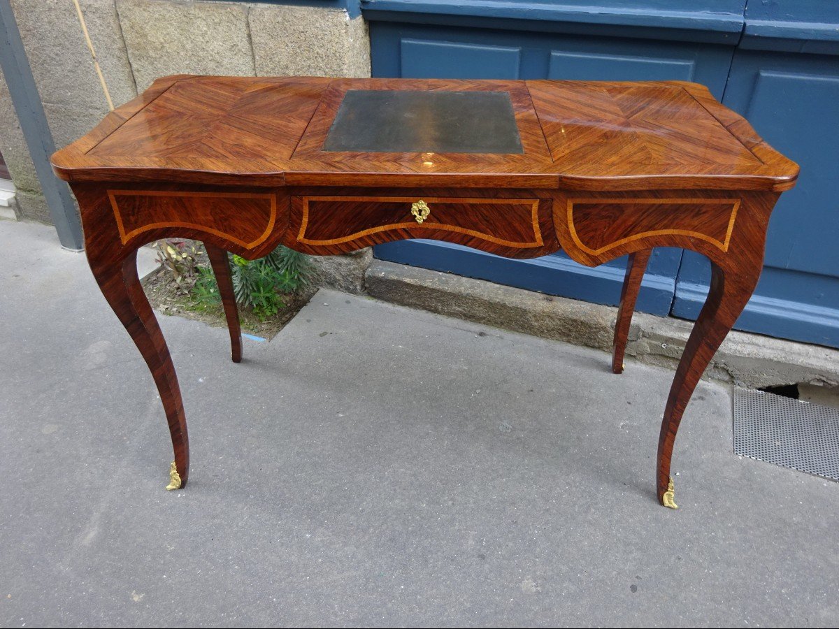 Table Liseuse En Marqueterie De Style Louis XV