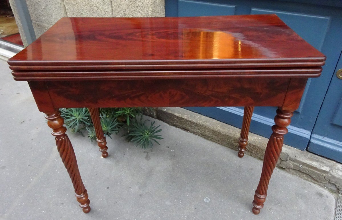 Louis-philippe Period Mahogany Game Table