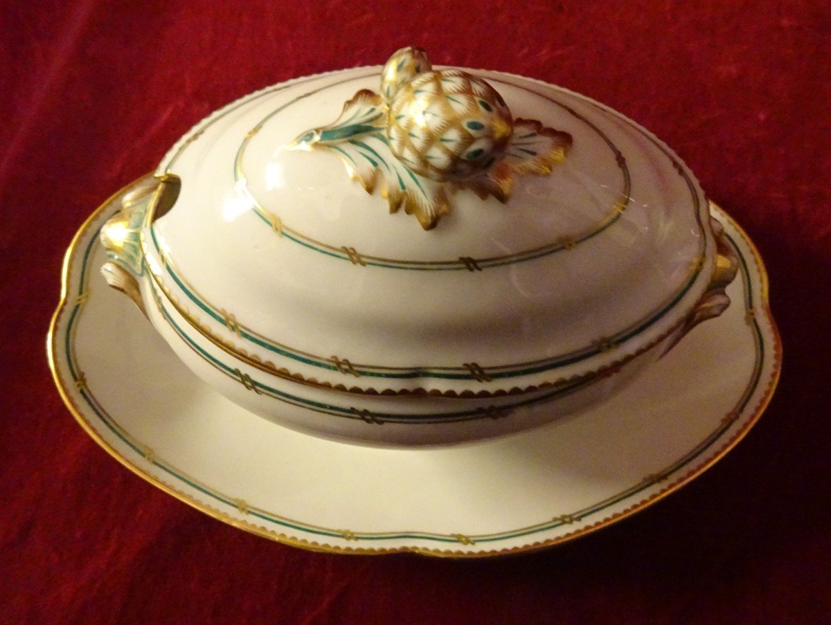 Paris Porcelain Dessert Service Late Nineteenth Century-photo-4