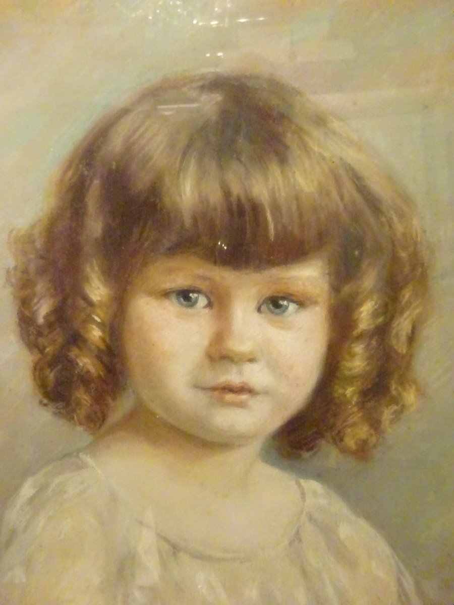 Art Deco Child's Pastel-photo-2