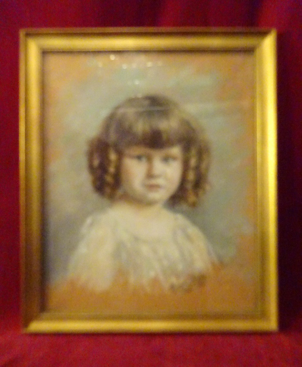 Art Deco Child's Pastel