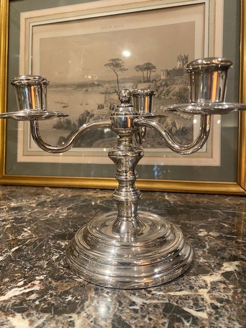 Chandelier à trois branches – Modèle Albi – Christofle – Circa 1970