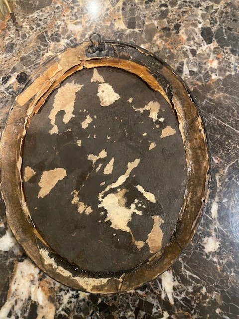 Miniature On Metal Depicting Charles De Bourbon – Neapolitan School – 19th Century-photo-3