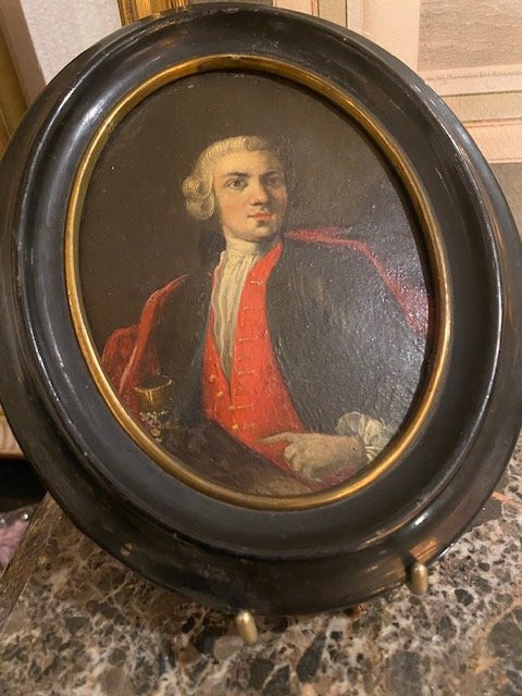 Miniature On Metal Depicting Charles De Bourbon – Neapolitan School – 19th Century-photo-8