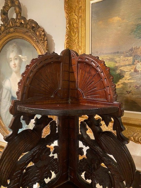 Étagère d’encoignure Forêt-Noire – XIXe siècle-photo-3