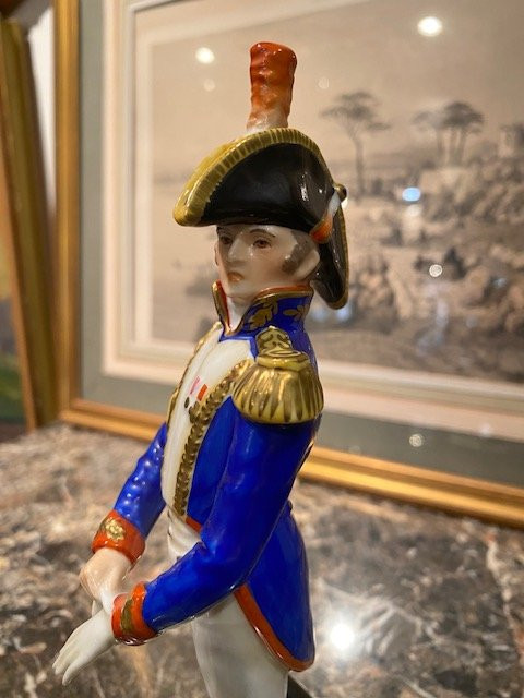 Porcelain Subject - Général Gouvion Saint-cyr - Kaiser, Late 19th Century-photo-3