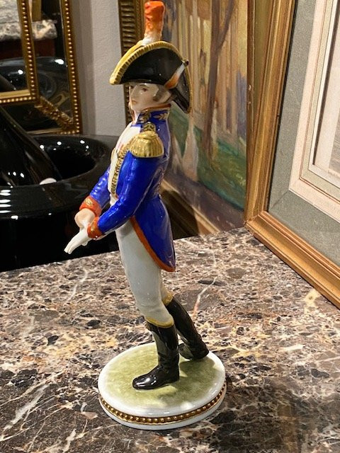 Porcelain Subject - Général Gouvion Saint-cyr - Kaiser, Late 19th Century-photo-6