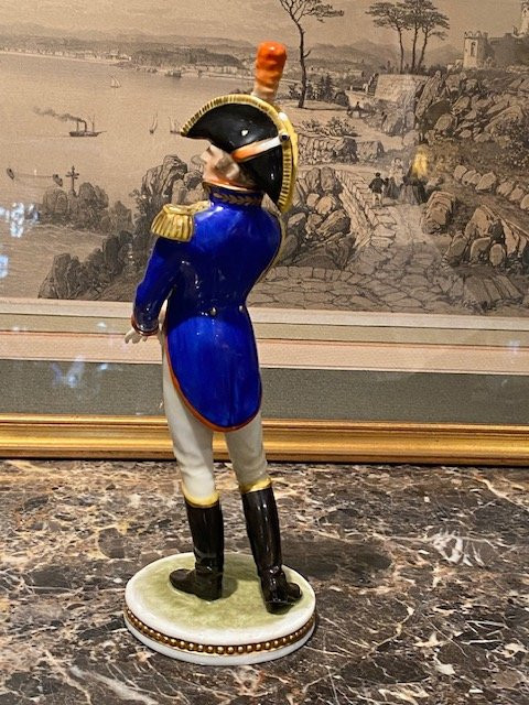 Porcelain Subject - Général Gouvion Saint-cyr - Kaiser, Late 19th Century-photo-7