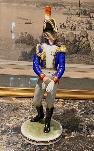 Porcelain Subject - Général Gouvion Saint-cyr - Kaiser, Late 19th Century