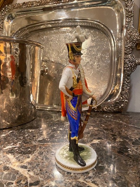 Sujet en porcelaine Kaiser représentant le Général Junot – fin XIXe siècle-photo-6