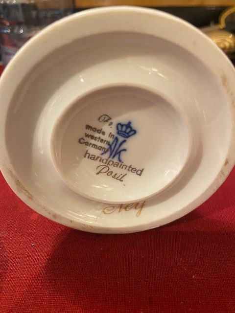 Marechal Ney In Kaiser Porcelain - Napoleonic Subject Late 19th Century-photo-2