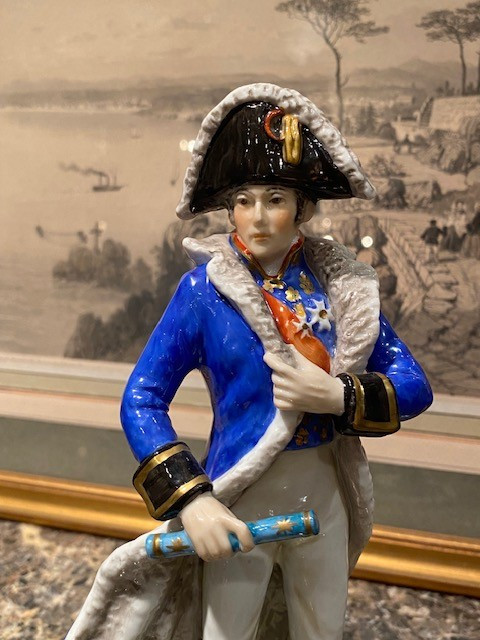 Marechal Ney In Kaiser Porcelain - Napoleonic Subject Late 19th Century-photo-3