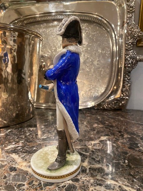 Marechal Ney In Kaiser Porcelain - Napoleonic Subject Late 19th Century-photo-2