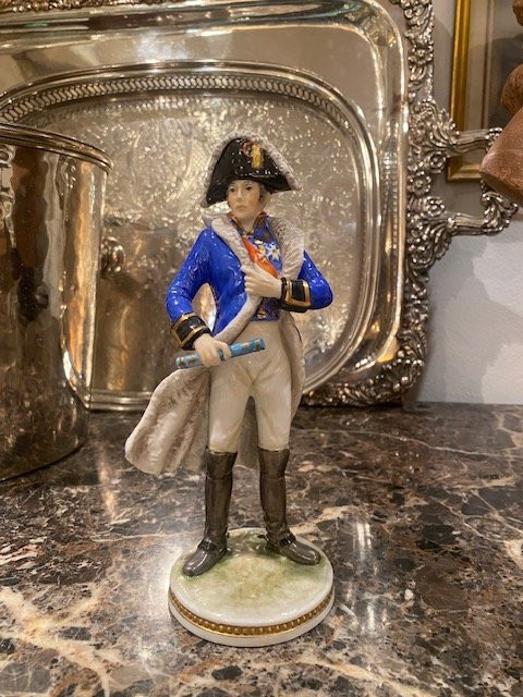 Marechal Ney In Kaiser Porcelain - Napoleonic Subject Late 19th Century-photo-3
