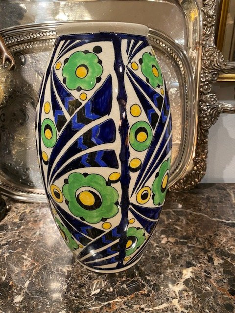 Vase Art Déco – Charles Catteau (1880–1966) – Décor D_1198 – Boch Frères Keramis-photo-5