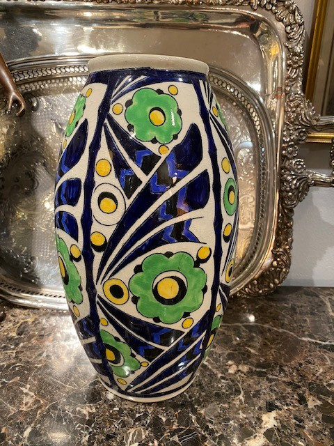 Vase Art Déco – Charles Catteau (1880–1966) – Décor D_1198 – Boch Frères Keramis