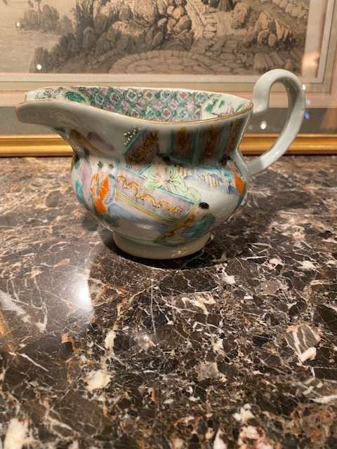 Théière et pot à lait en porcelaine de Chine Famille Verte – Époque Kangxi (1662-1722)-photo-4