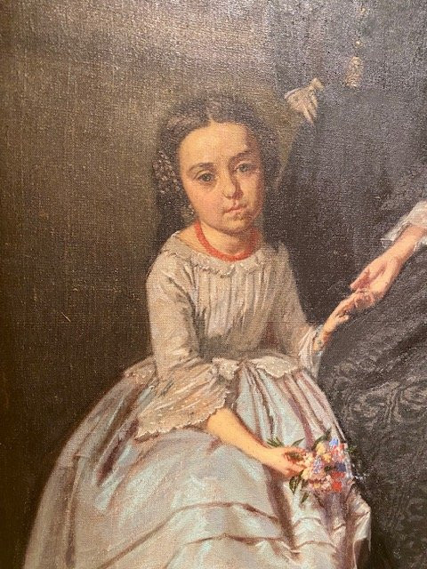 Elegant Bourgeois Portrait From The XIXᵉ Century By Germain Paget-photo-4