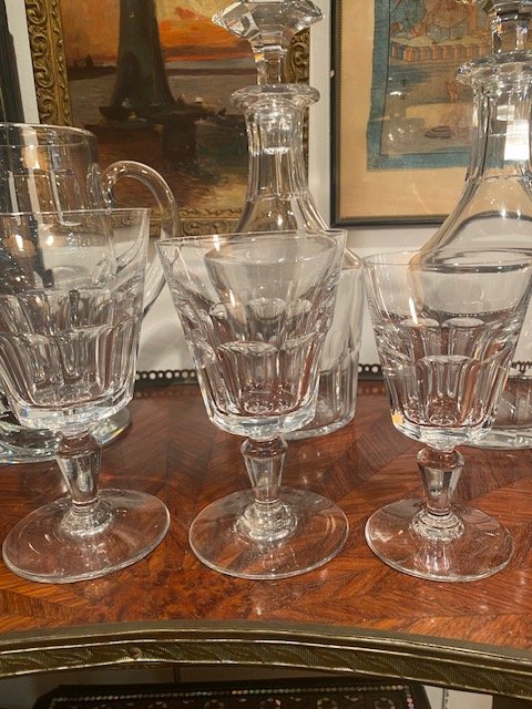 Important service en cristal modèle « Missouri » Baccarat, comprenant 69 pièces-photo-3
