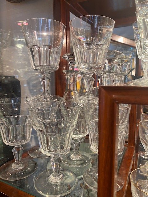 Important service en cristal modèle « Missouri » Baccarat, comprenant 69 pièces-photo-5