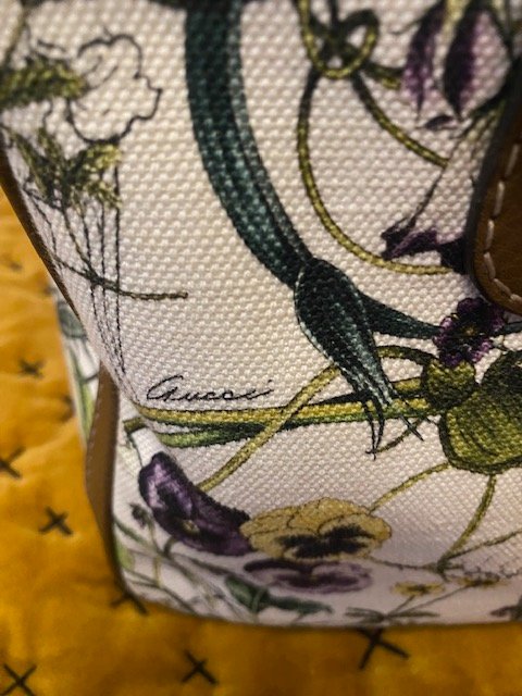 Gucci – Sac Gucci Boston Flora Joy – Toile Imprimée Et Cuir – Italy-photo-5