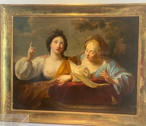 École italienne du XVIIᵉ siècle – Scène allégorique, probablement une allégorie du Chant et de 