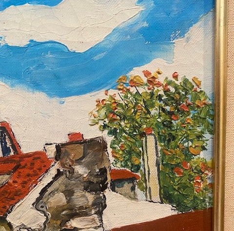 élisée Maclet (1881–1962) – Old Montmartre, Montmartre – Oil On Canvas-photo-4