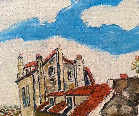 élisée Maclet (1881–1962) – Old Montmartre, Montmartre – Oil On Canvas-photo-6