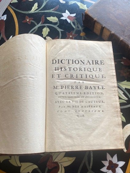 Pierre Bayle (1647-1706) – Dictionnaire historique et critique – Quatrième édition – Amsterdam -photo-6