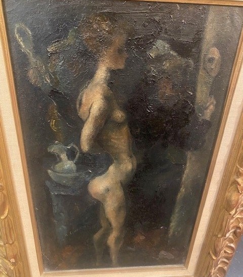 Édouard Goerg (1893-1969) – « Femme à sa toilette » – Huile sur toile, vers 1928-photo-4