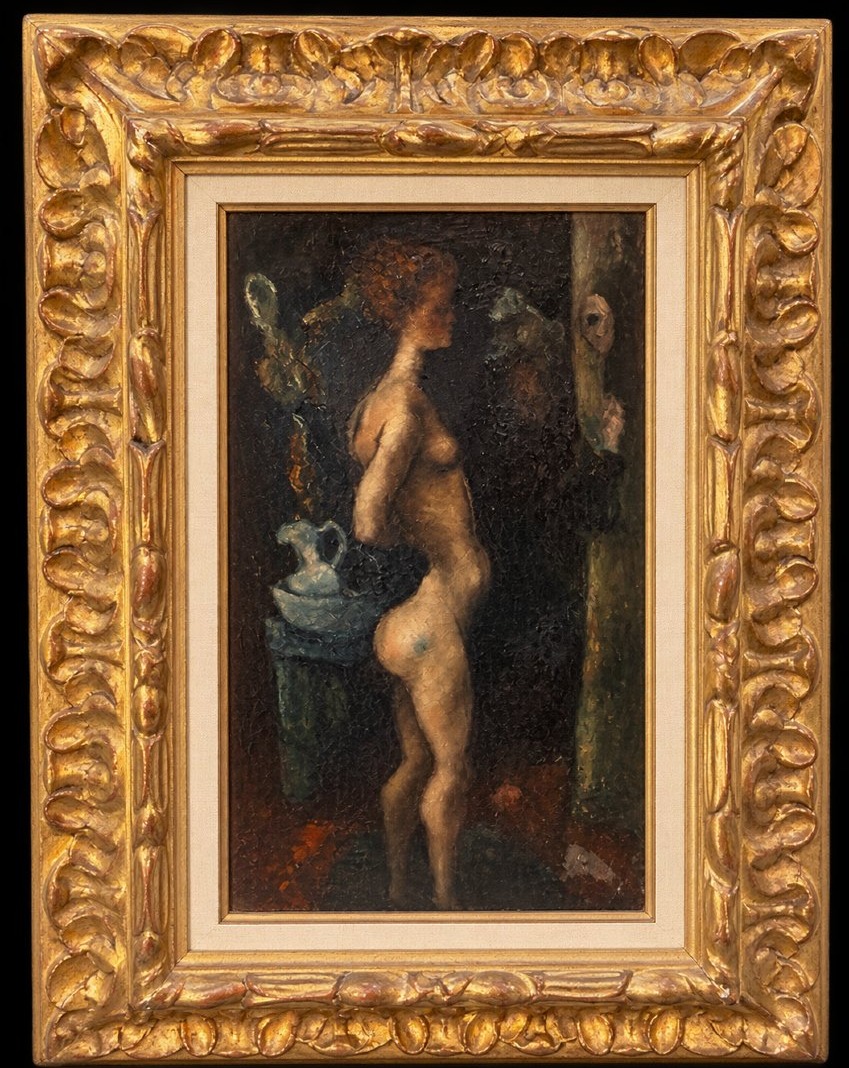 Édouard Goerg (1893-1969) – « Femme à sa toilette » – Huile sur toile, vers 1928