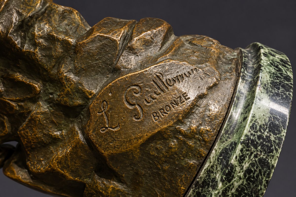 émile Guillemin (1841–1907) – Rebecca At The Fountain – 19th-century Bronze-photo-7
