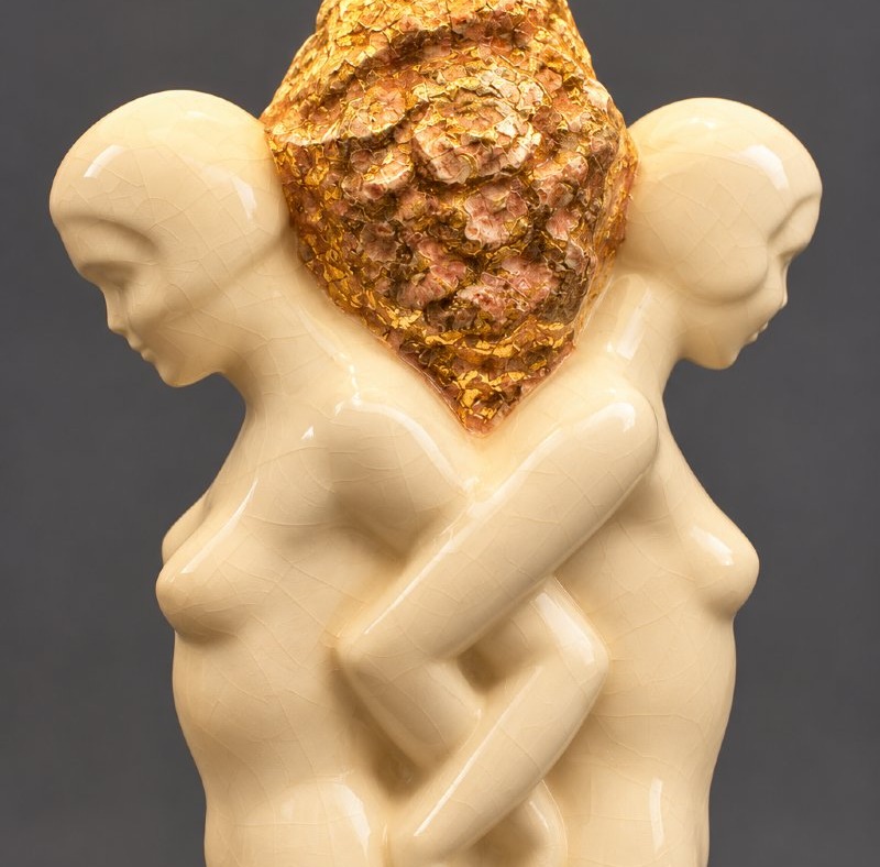 Marcel Bever – Art Deco Ceramic Sculptural Lamp – Circa 1930-photo-3
