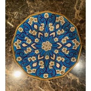 Octagonal Cloisonné Enamel Bowl – Longwy, Circa 1930