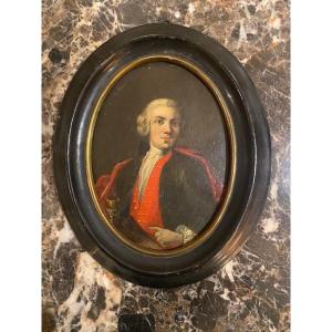 Miniature On Metal Depicting Charles De Bourbon – Neapolitan School – 19th Century