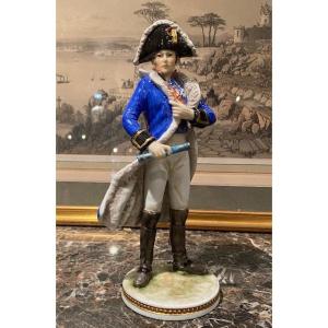 Marechal Ney In Kaiser Porcelain - Napoleonic Subject Late 19th Century