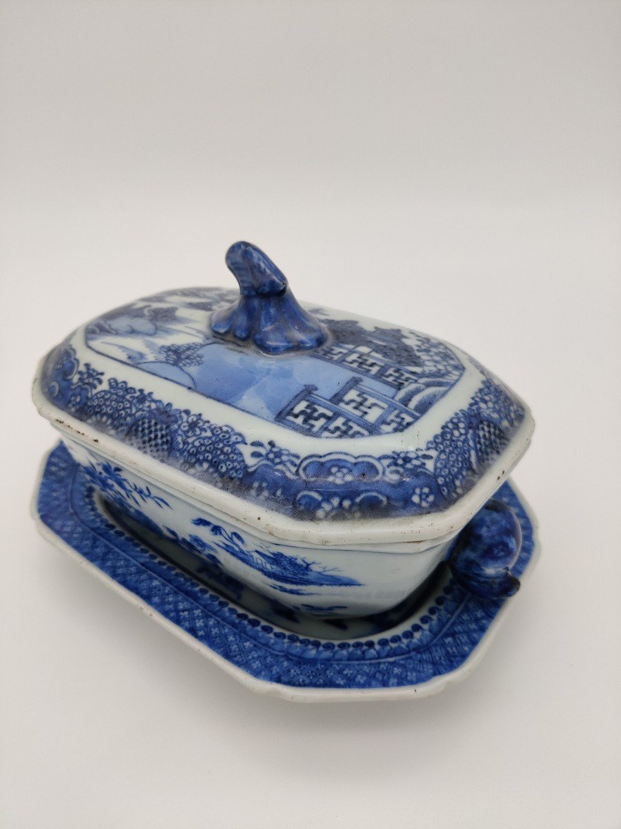 Paire De Terrine Compagnie Des Indes-photo-3