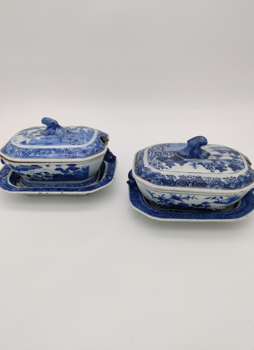 Paire De Terrine Compagnie Des Indes