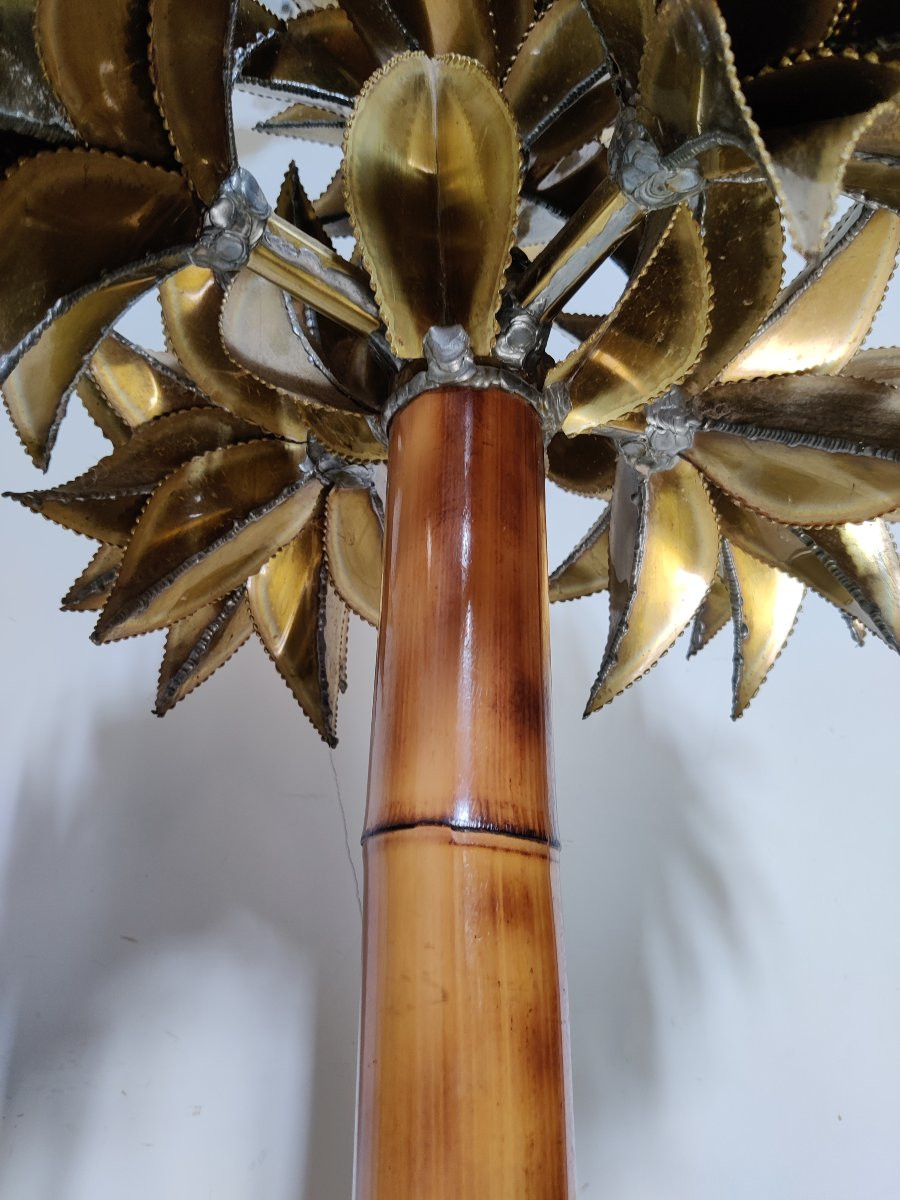Maison Jansen Palm Tree Lamp-photo-3