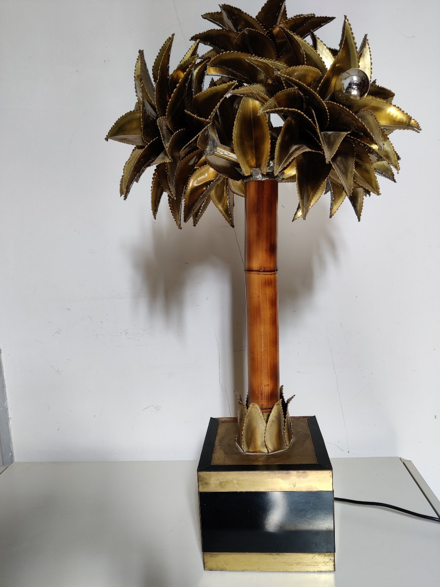 Maison Jansen Palm Tree Lamp