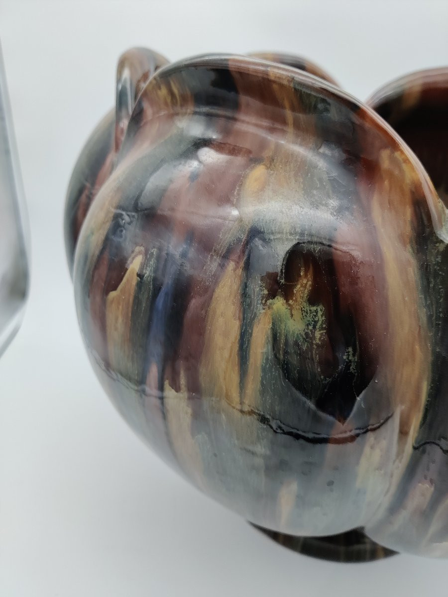 Glazed Ceramic Flowerpot -photo-4