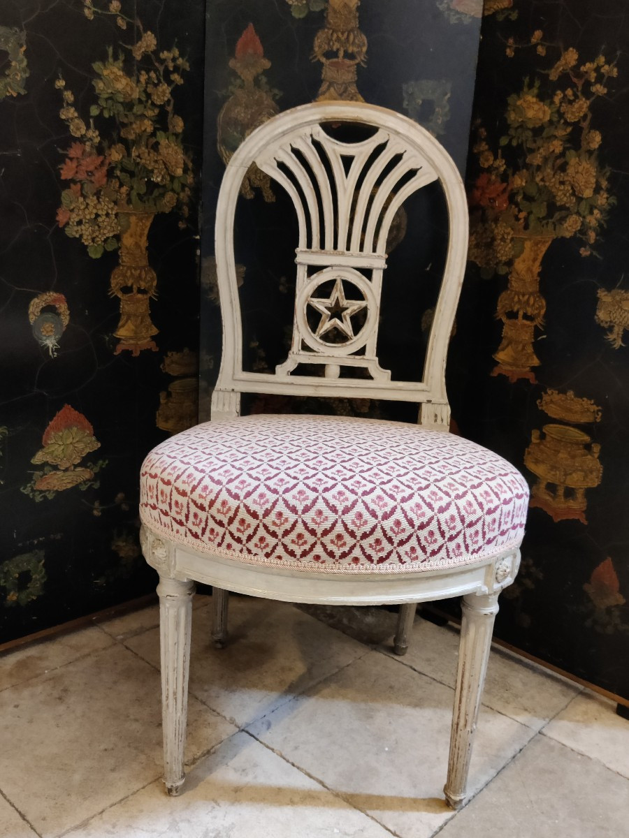 Set Of 4 Louis XV Style Chairs After G. Jacob