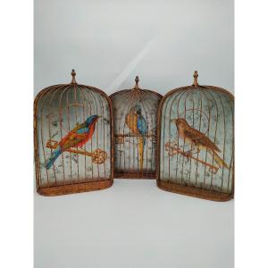 Cage A Oiseaux En Verre 