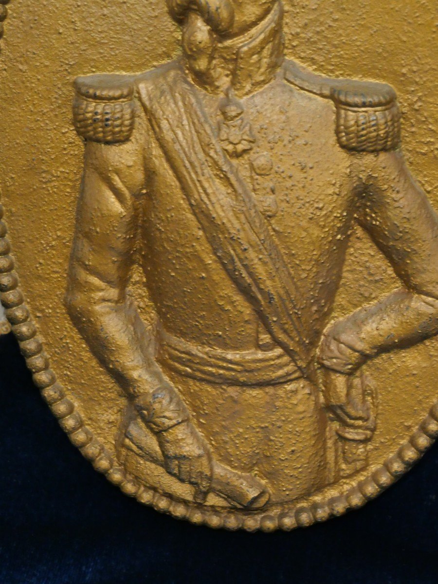 Napoleon III In Bust On Cast Iron Nineteenth-photo-1