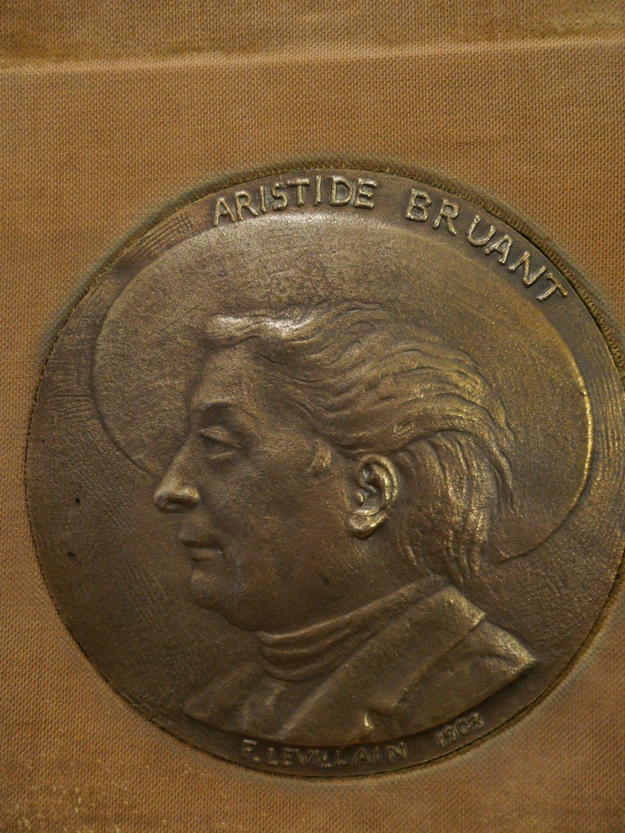 Medallion Of Aristide Bruant By Levillain-photo-2