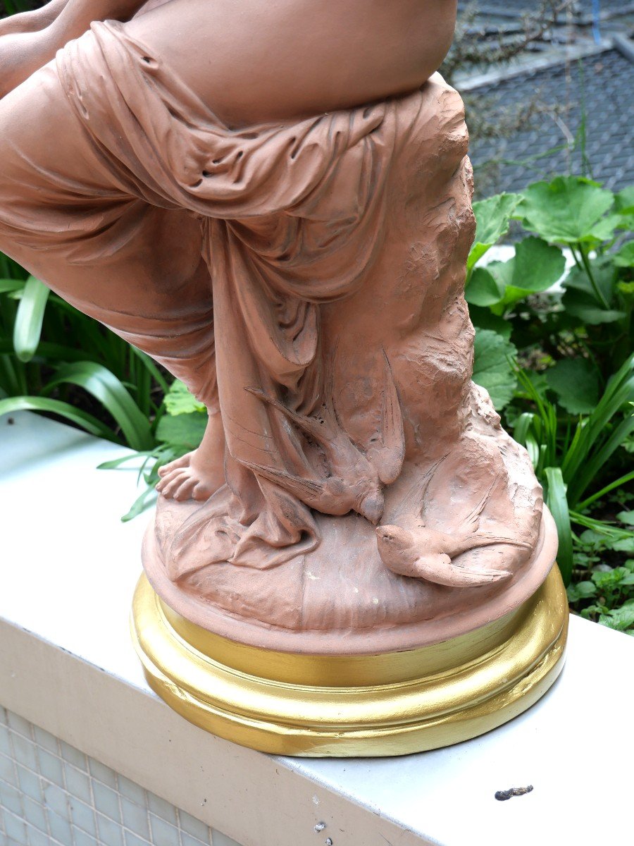 Terracotta By Auguste Peiffer 19th-photo-4