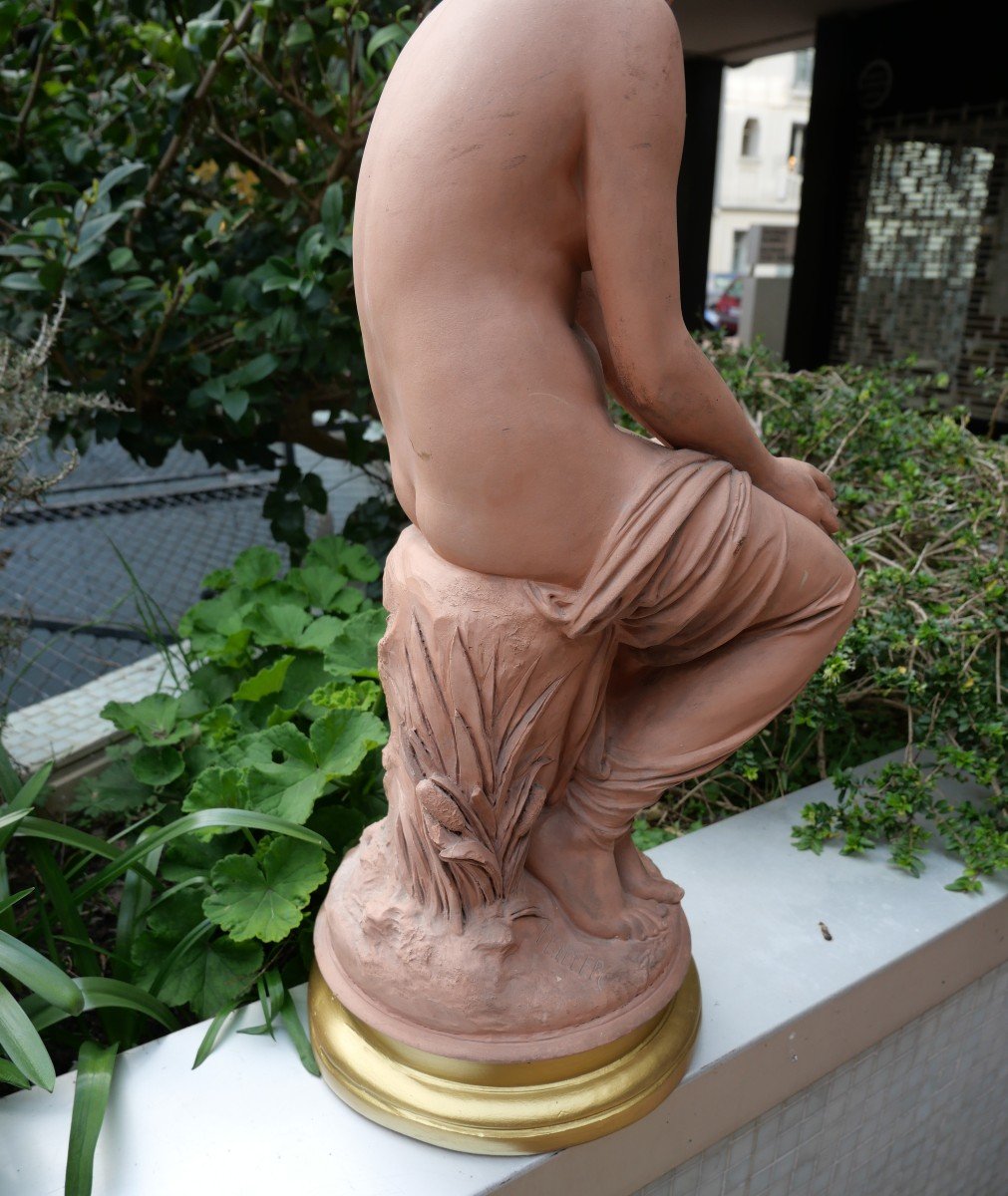 Terracotta By Auguste Peiffer 19th-photo-5