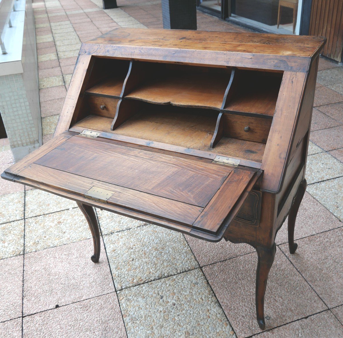 Bureau De Pente Louis XV-photo-4